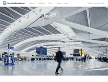 Tablet Screenshot of airportsineurope.com